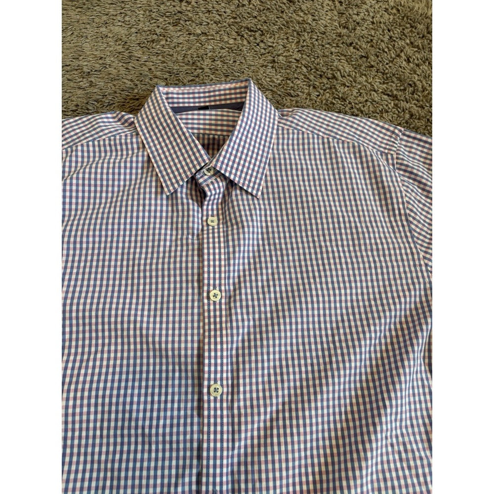J. Maverick New York Button Up Long Sleeve Lafayette Dress Shirt‎ Men's Large L